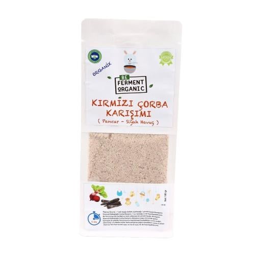 Organik Kırmızı Sebzeli Ek Gıda Çorbası (180 gr) Beferment