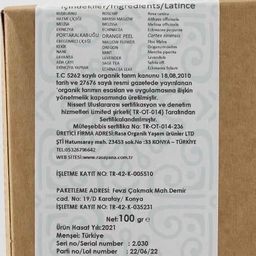 Organik Kış Çayı (200 gr) Rasayana