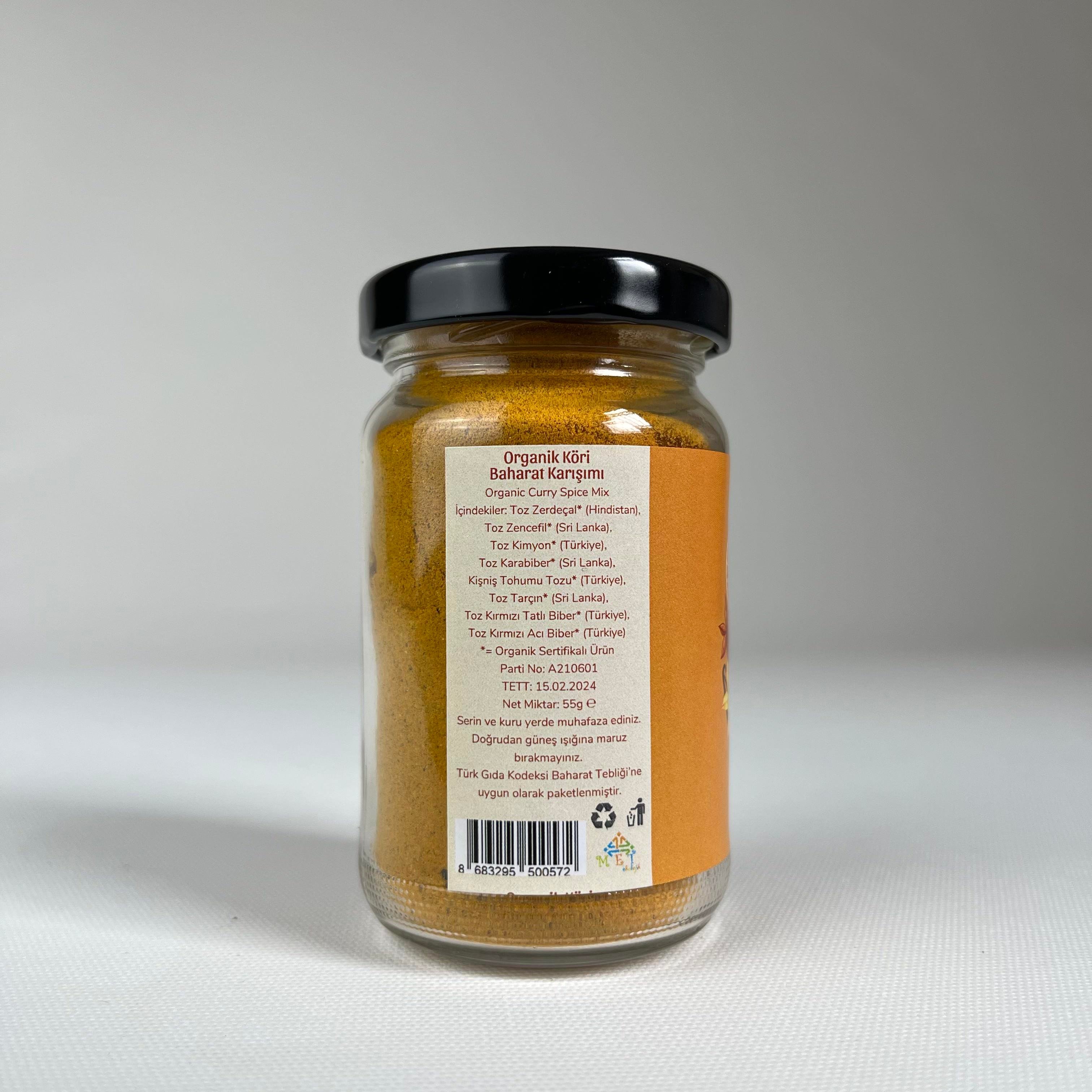 Organik Köri Baharat Karışımı (50 gr) Doğal Bi'Market