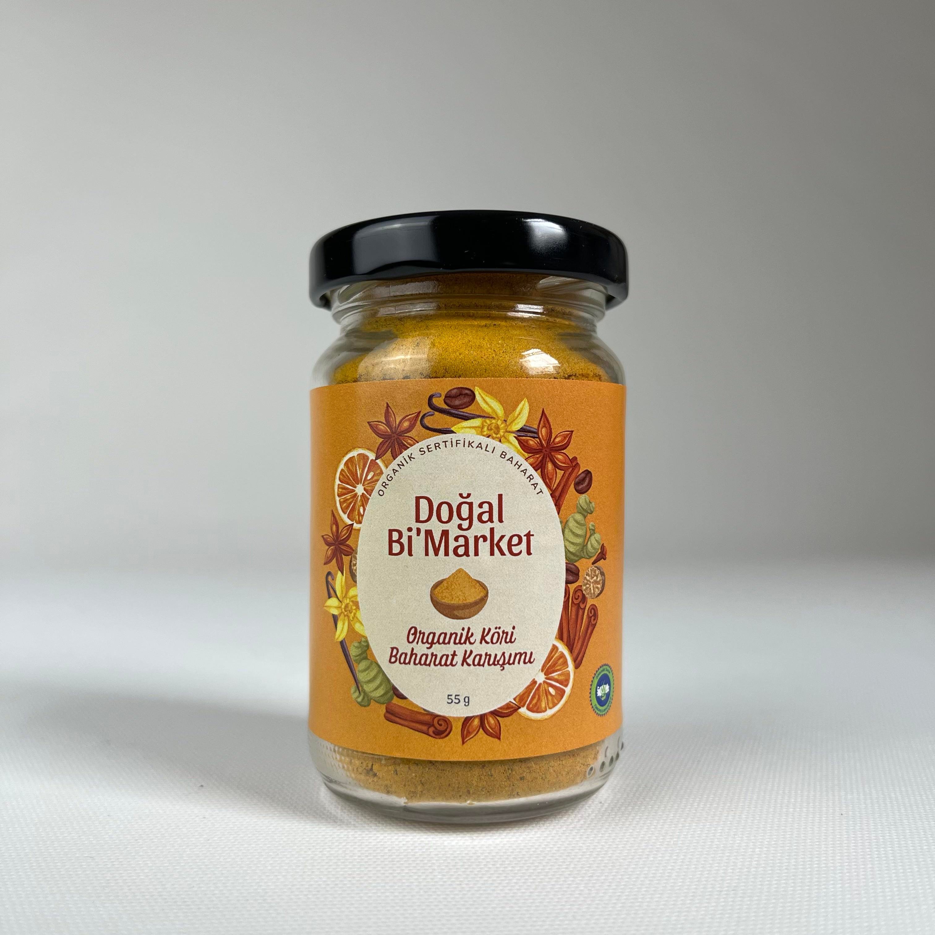 Organik Köri Baharat Karışımı (50 gr) Doğal Bi'Market