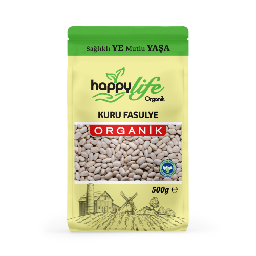Organik Kuru Fasülye (500 gr) Happy Life