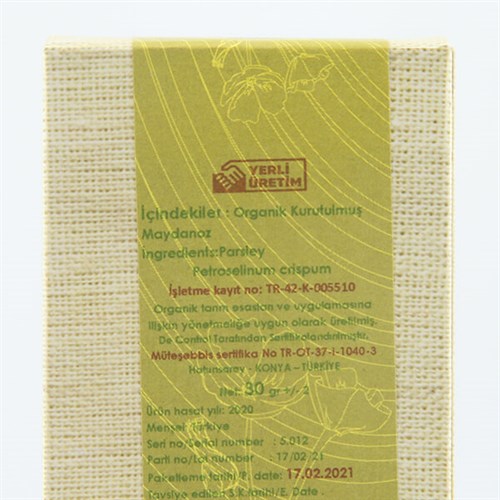 Organik Kuru Maydanoz (30 gr) Rasayana