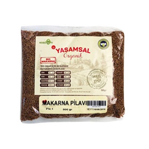 Organik Makarna Pilavı (500 gr) Yaşamsal Organik
