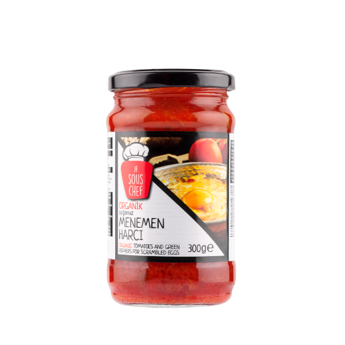 Organik Menemen Harcı Soğansız (300 gr) Jr.Sous Chef