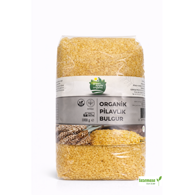 Organik Pilavlık Bulgur ( 1 Kg ) Green Apple