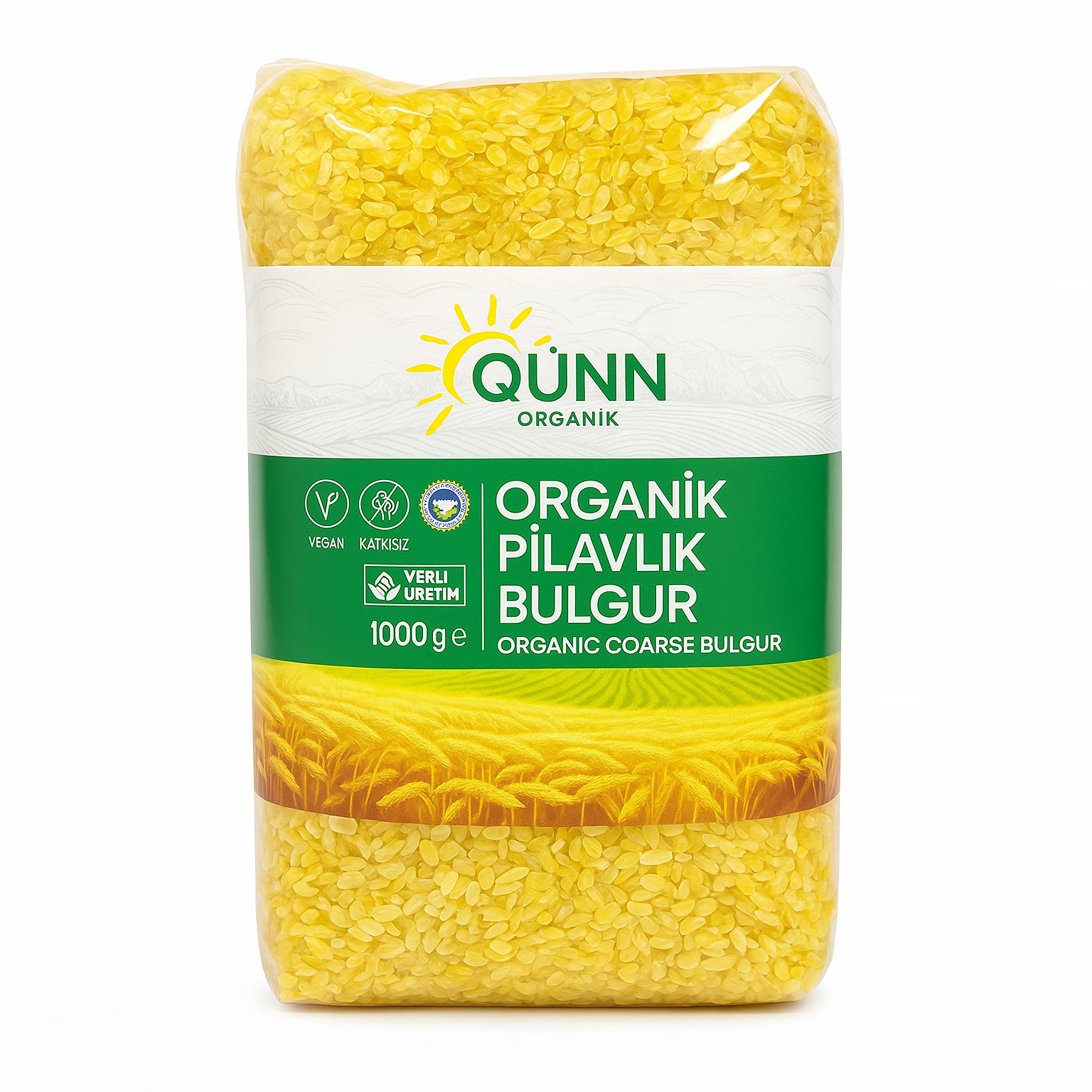 Organik Pilavlık Bulgur (1000 GR ) Qünn