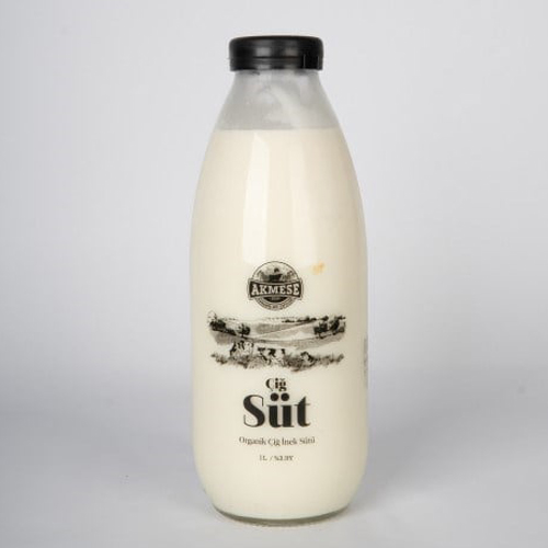 Organik Simental Çiğ Süt  (1 litre) Akmeşe