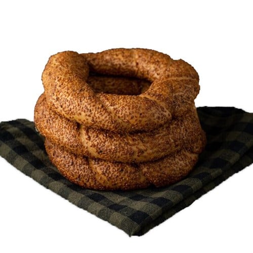 Organik Siyez Buğdaylı Simit (Yarı Pişmiş Susamlı 2'li 200 gr) Ekotime