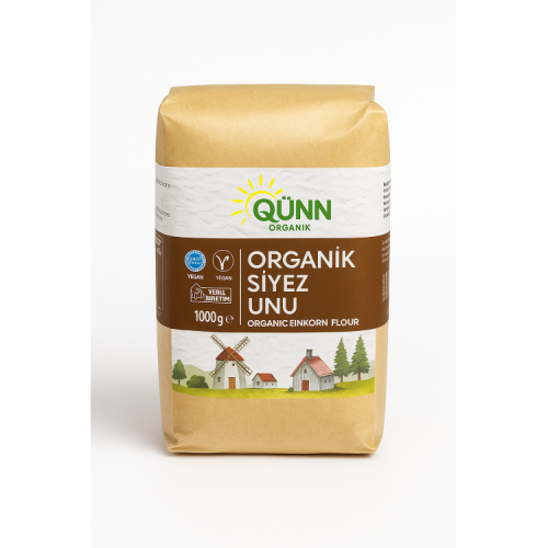 Organik Siyez unu  (1000 GR ) Qünn