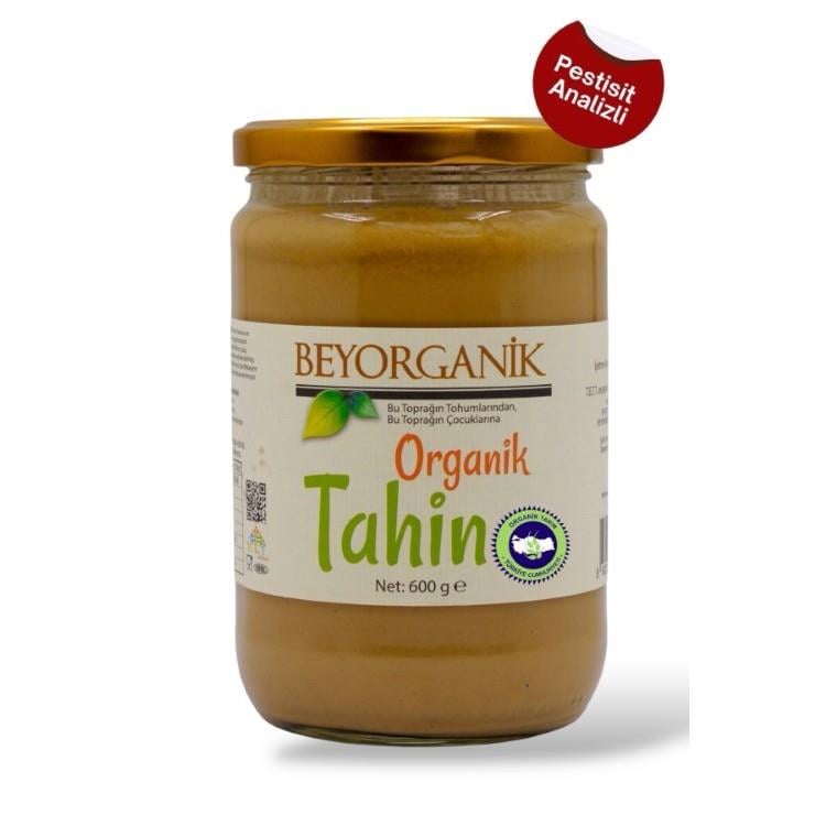 Organik Tahin (600gr) (SALMONELLA ANALİZLİ) Beyorganik