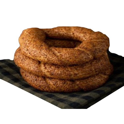 Organik Tam Buğday Ayçekirdekli Simit 3'lü (110 gr) Ekotime