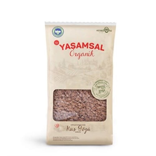 Organik Tam Buğday Kuş Gözü Makarna (500 gr) Yaşamsal Organik