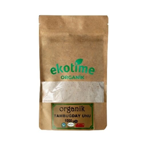 Organik Tam Buğday Unu (1 kg) Ekotime