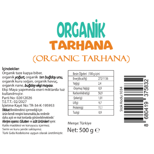 Organik Tarhana (500 gr) Beyorganik