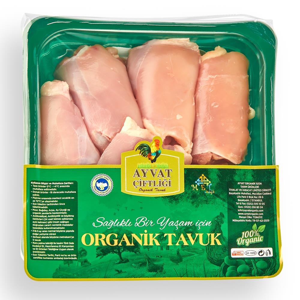 Organik Tavuk But Izgara (700 gr) Ayvat Çiftliği
