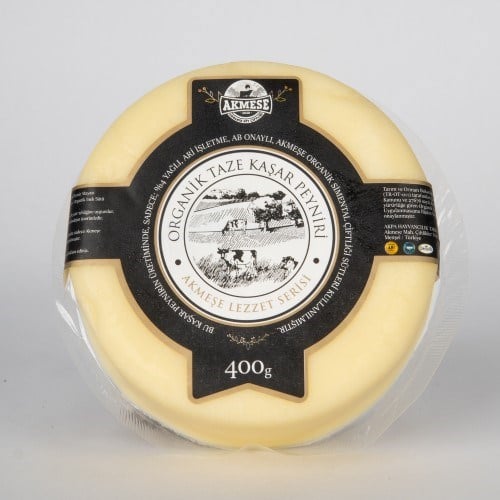 Organik Taze Kaşar Peyniri (400 gr) Akmeşe