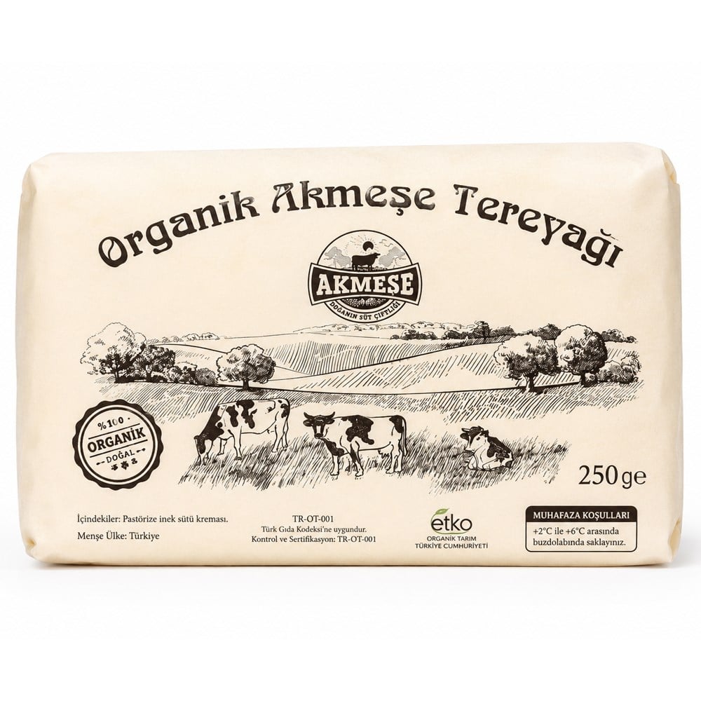 Organik Tereyağı (250 gr) Akmeşe