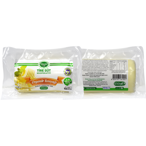 Organik Tereyağı (250 gr) Tire Süt  Koop.