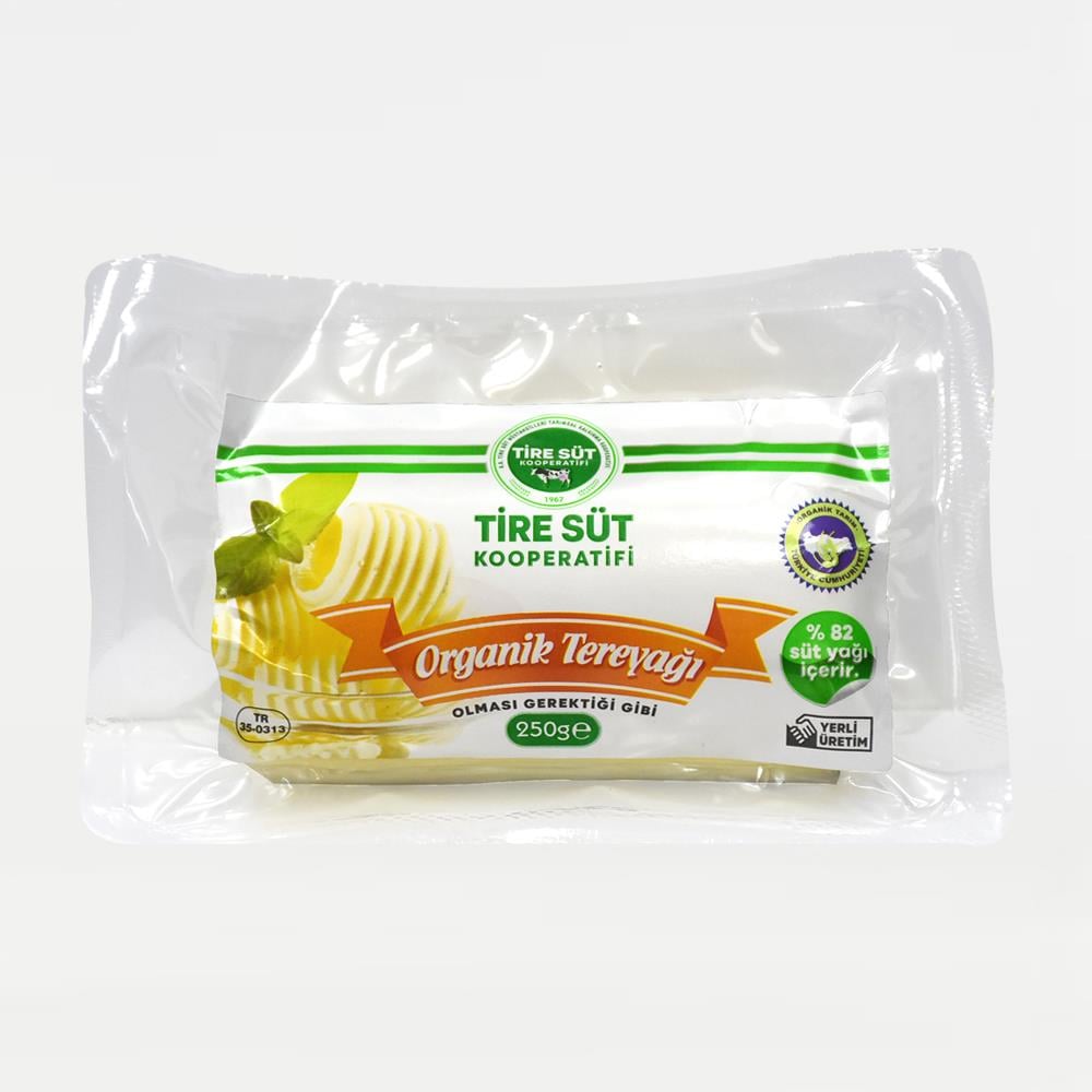 Organik Tereyağı (250 gr) Tire Süt  Koop.