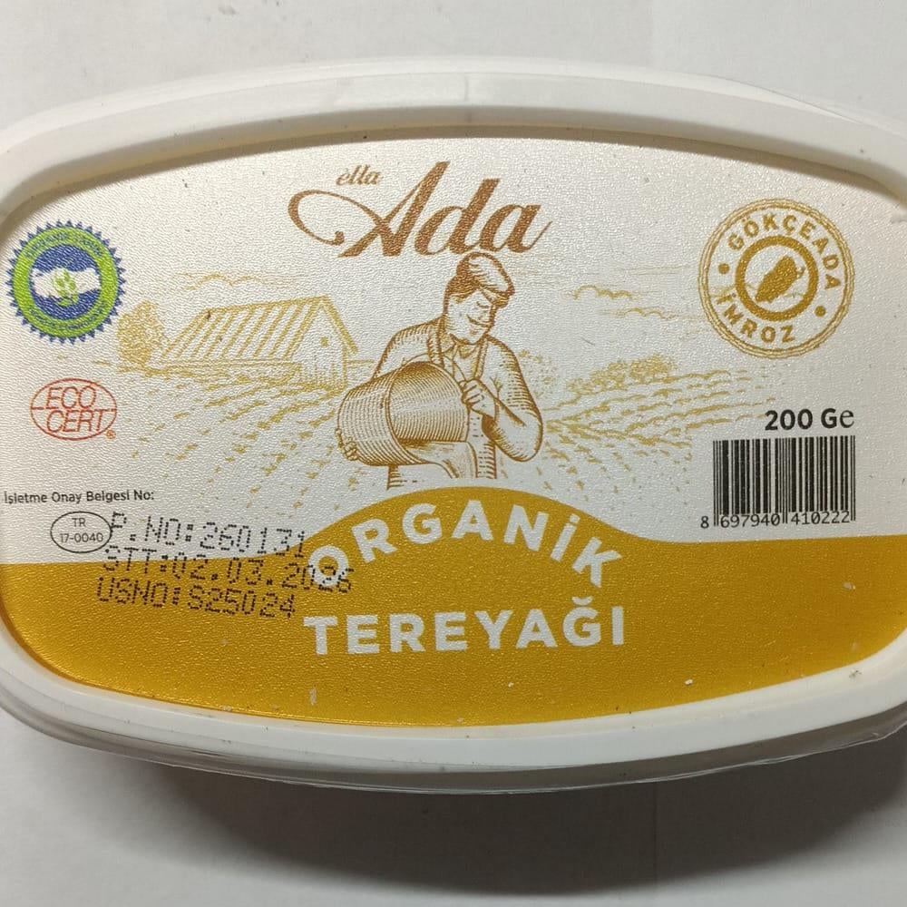 Organik Tereyağı, Ada (200 gr)