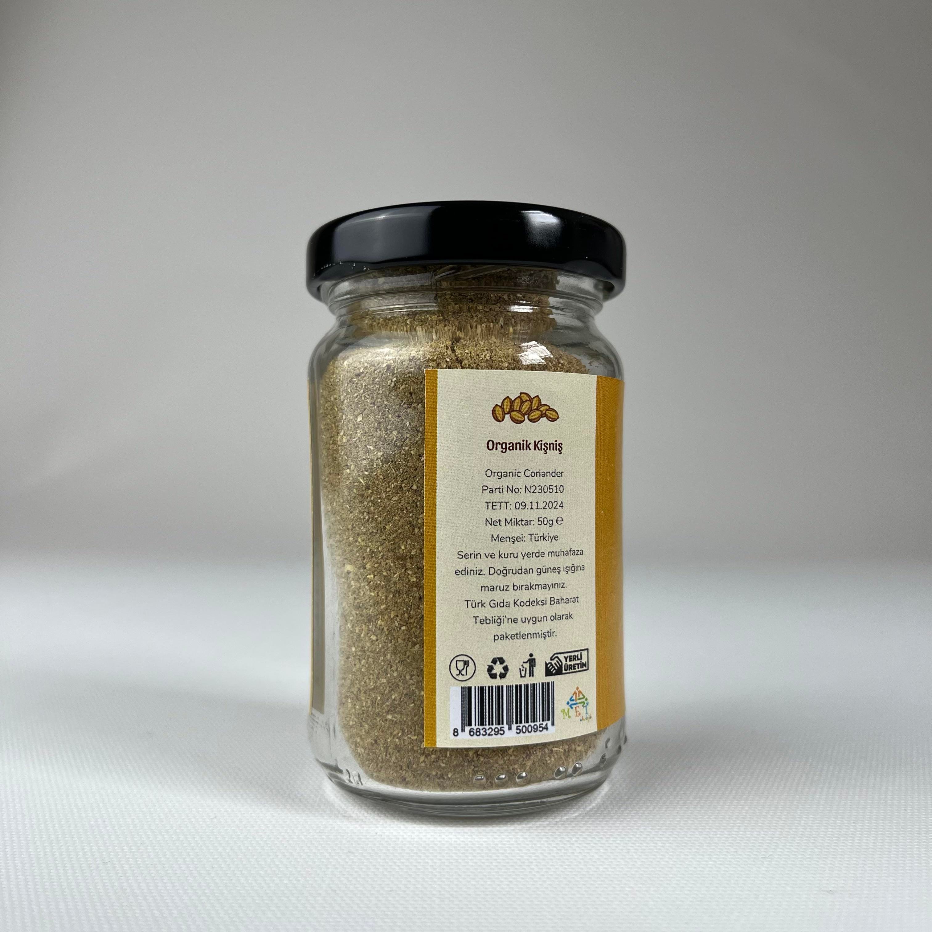 Organik Toz Kişniş (50 gr) Doğal Bi'Market