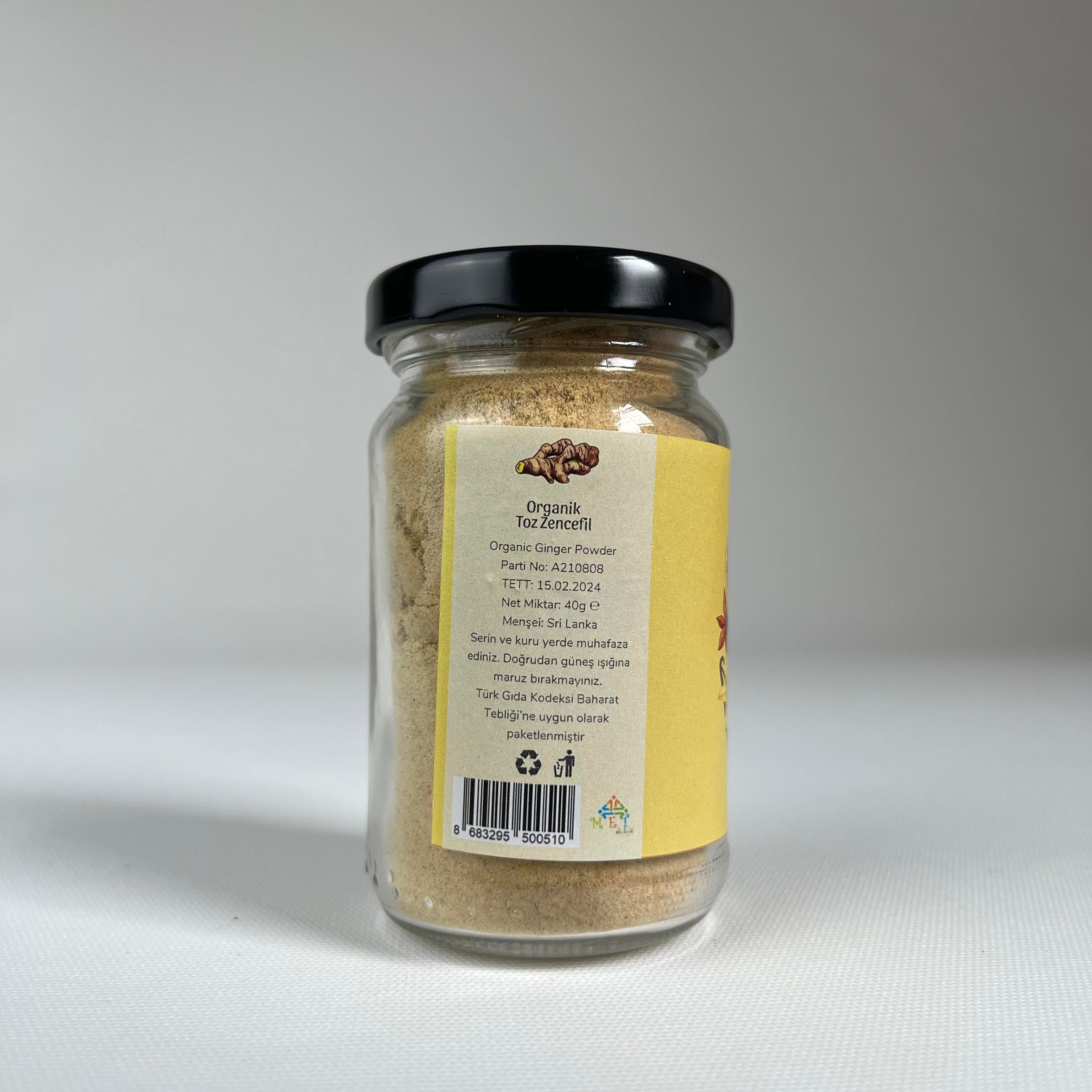 Organik Toz Zencefil (40 gr) Doğal Bi'Market