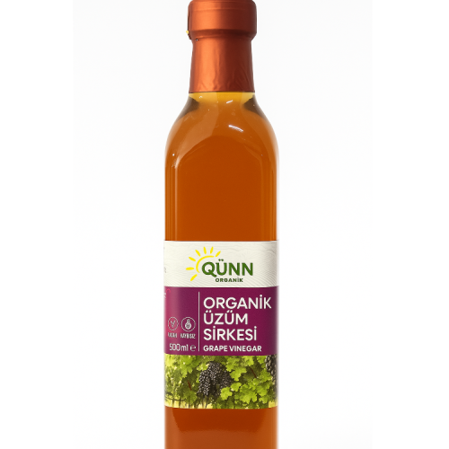 Organik Üzüm Sirkesi (500 GR ) Qünn