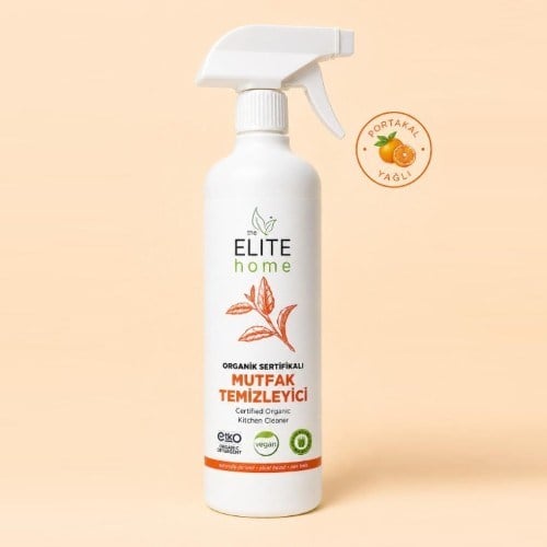 Organik Ve Vegan Sertifikalı Portakallı Mutfak Temizleyici (750 ml) The Elite Home