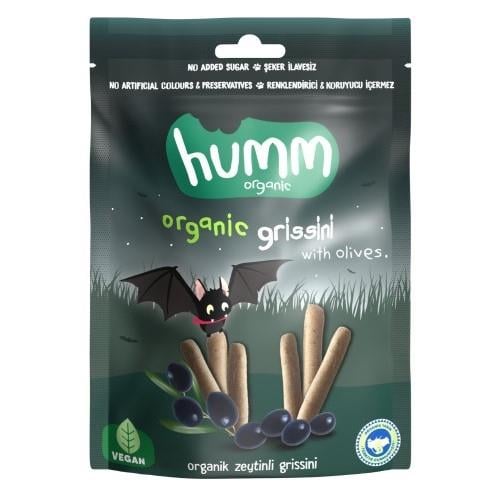 Organik Vegan Zeytinli Grissini (55 gr) Humm