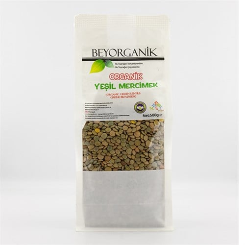 Organik Yeşil Mercimek- Muş (500 gr) Beyorganik