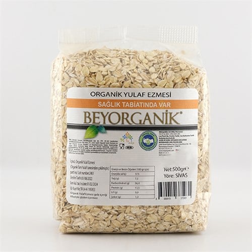 Organik Yulaf Ezmesi (500 gr) Beyorganik