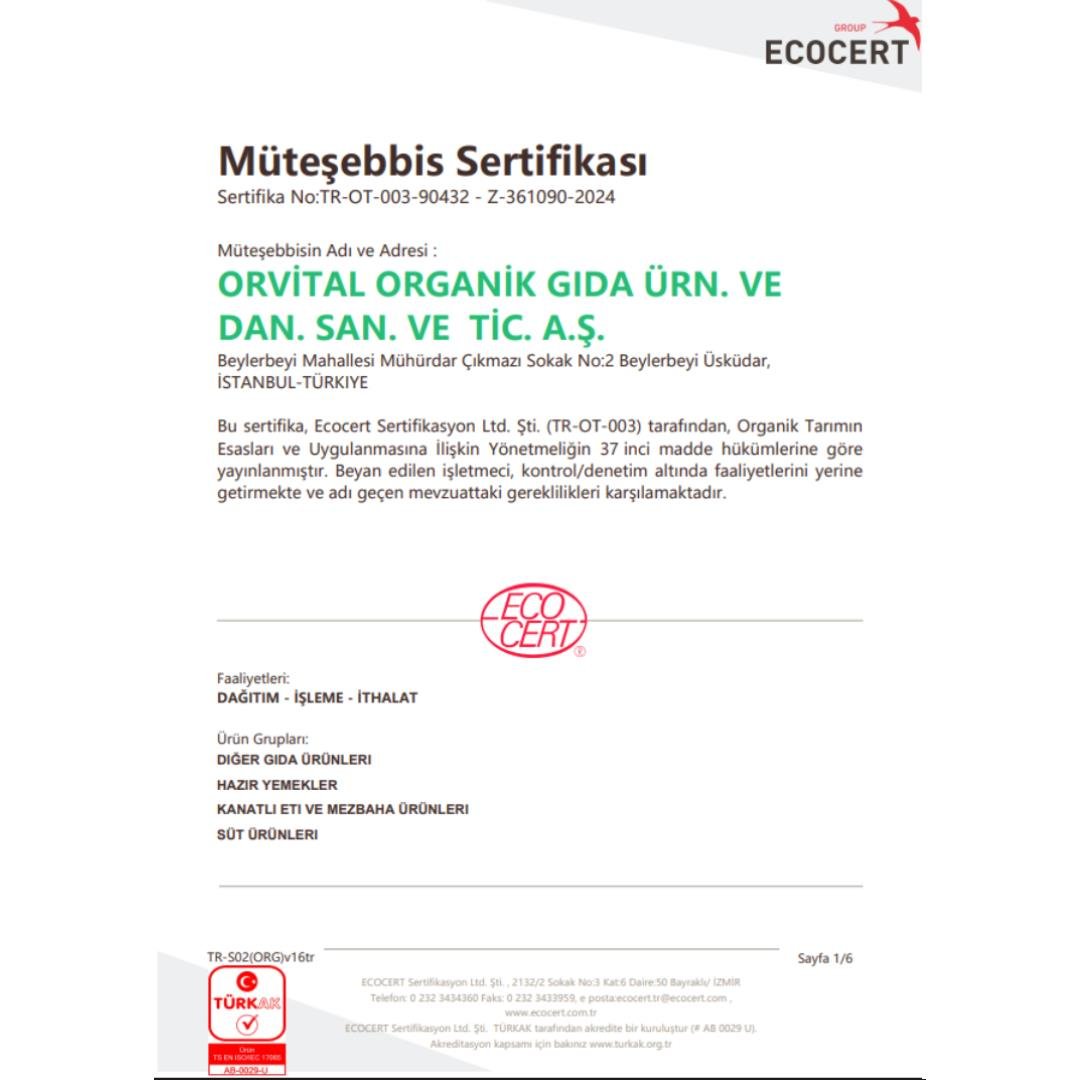 Organik Yumurta (10 'lu) Orvital