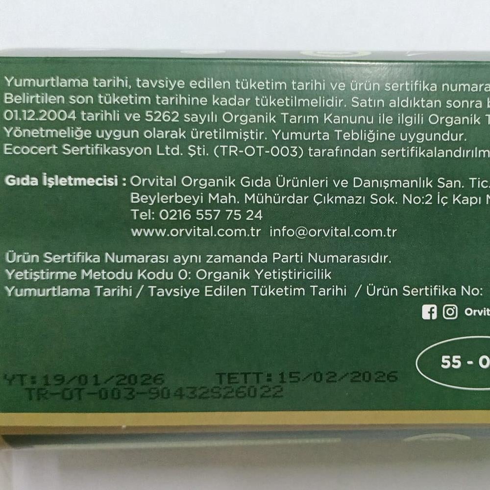 Organik Yumurta (10 'lu) Orvital