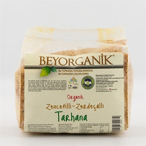 Organik Zencefilli-Zerdeçallı Probiyotik Tarhana (300 gr) Beyorganik
