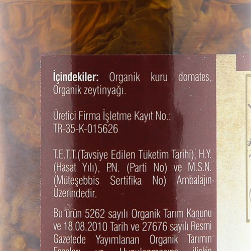 Organik Zeytinyağında Kuru Domates (200 gr) Egenin