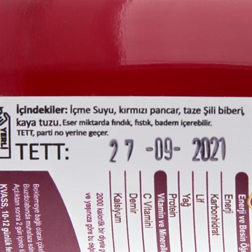 Pancar Kvass - Acı Biberli Fermente Pancar İçeceği (250 ml) Jungle