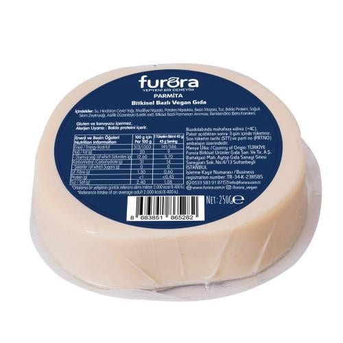 Parmita Parmesan Aromalı Vegan Gıda (250 gr) Furora
