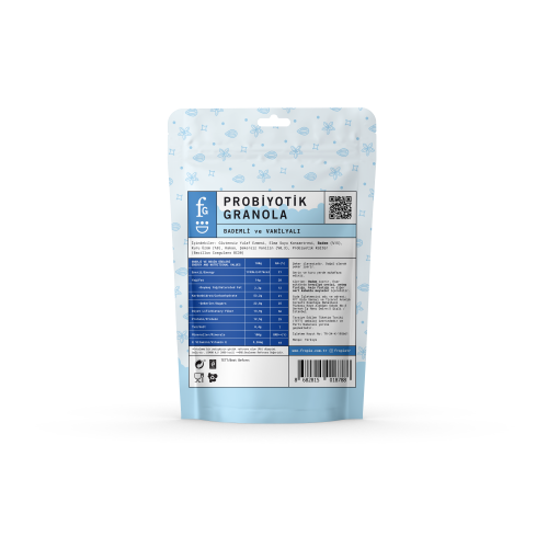 Probiyotik Granola - Bademli & Vanilyalı (200 gr) Fropie
