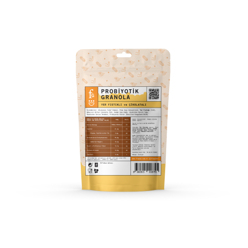 Probiyotik Granola  - Yer Fıstıklı & Çikolatalı (200 gr) Fropie
