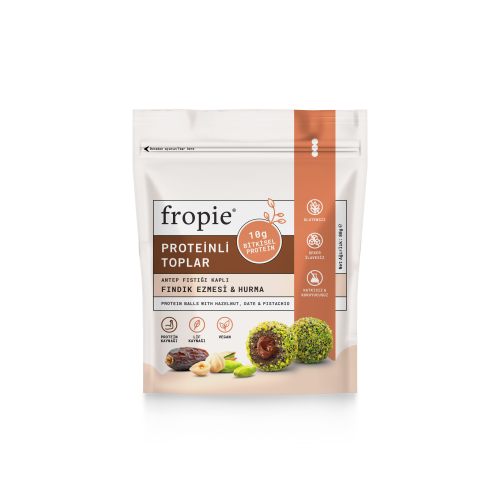 Protein Hurma Topları - Fındık Ezmeli (80 gr) Fropie