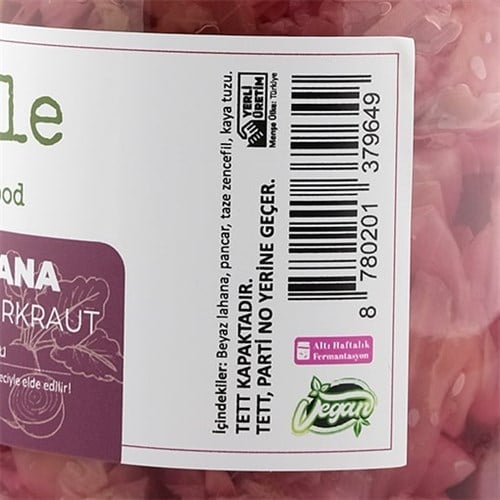Sauerkraut - Pancarlı Ekşi Lahana (580 gr) Jungle