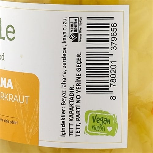 Sauerkraut - Zerdeçallı Ekşi Lahana (580 gr) Jungle
