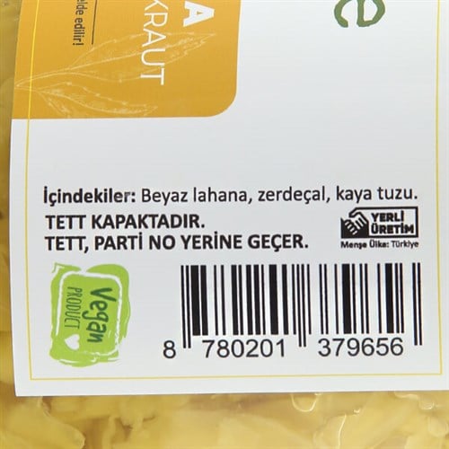 Sauerkraut - Zerdeçallı Ekşi Lahana (580 gr) Jungle