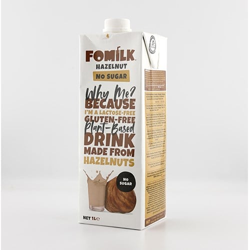 Şekersiz Fındık Sütü (1 Litre) Fomilk