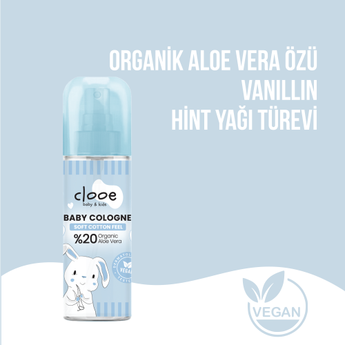 Soft Cotton Feel Bebek Kolonyası (40 ml) Clooe