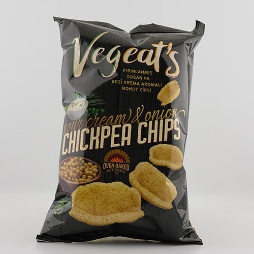 Soğanlı Ekşi Kremalı Nohut Cipsi (50 gr) Vegeat's