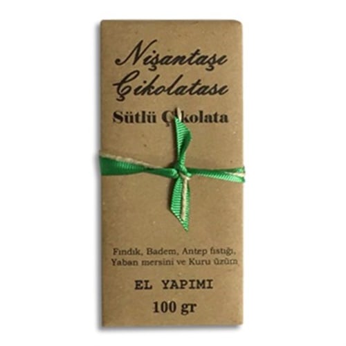 Sütlü Çikolata - El Yapımı (100 gr) Nişantaşı Çikolatası