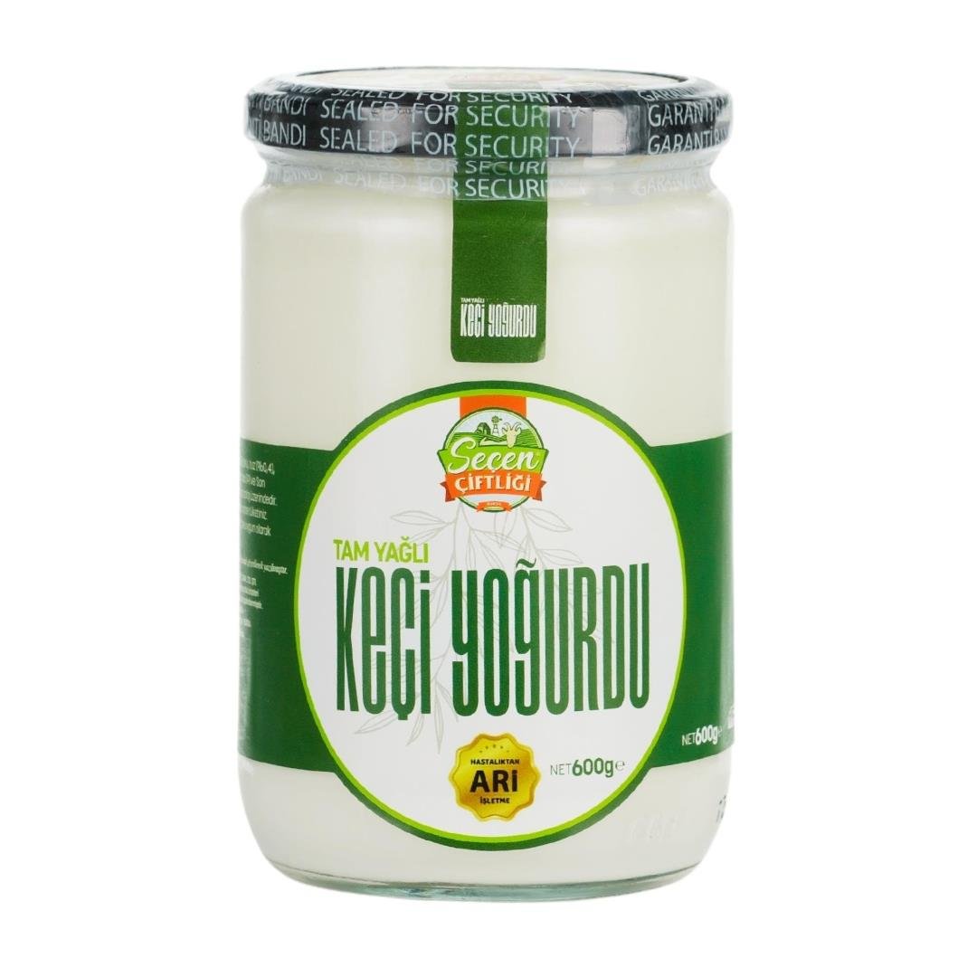 Tam Yağlı %100 Keçi Yoğurt (600 gr) Seçen Çifltliği