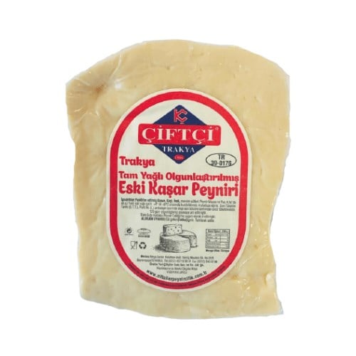 Tam Yağlı Eski Kaşar Peyniri (450 gr) Çiftçi Trakya