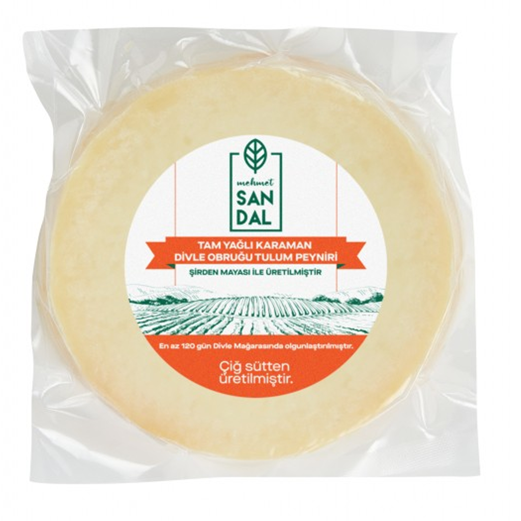 Tam Yağlı Karaman Divle Obruğu Tulum Peyniri (250 gr) Mehmet Sandal